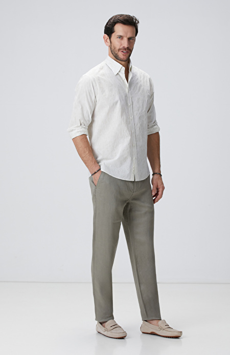 Haki Keten Pantolon_0