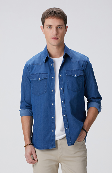 Antrasit Non-Denim Gömlek_0