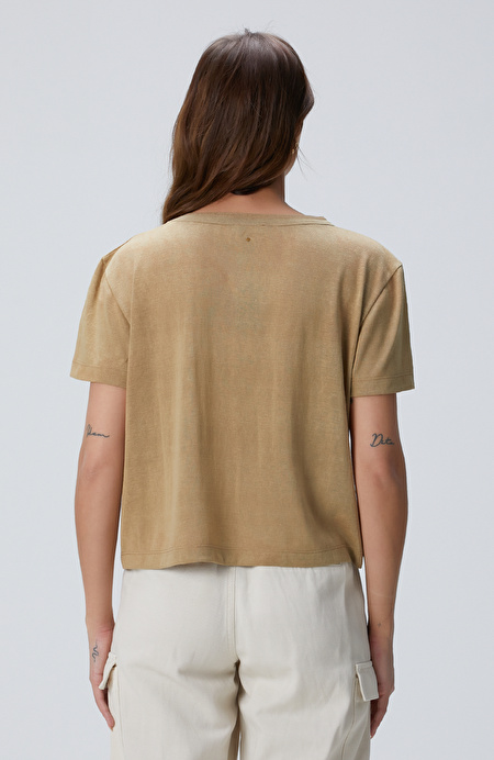 Açık Haki T-shirt_4