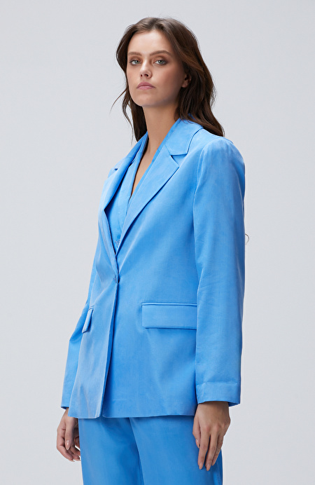 Mavi Blazer Ceket_3