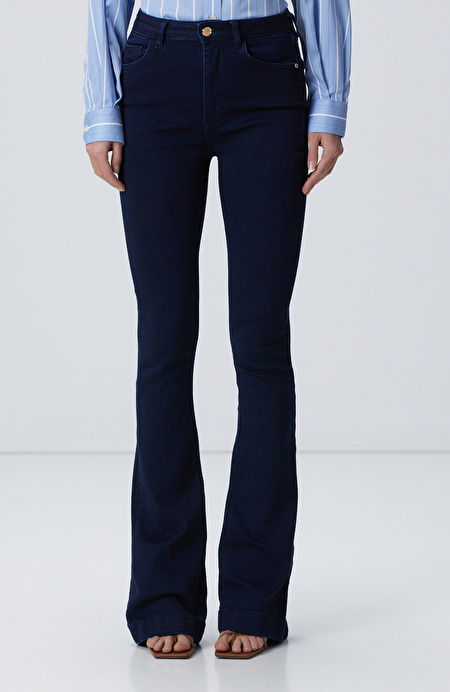 Koyu Lacivert Denim Pantolon_1