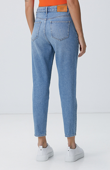 Açık İndigo Denim Pantolon_4