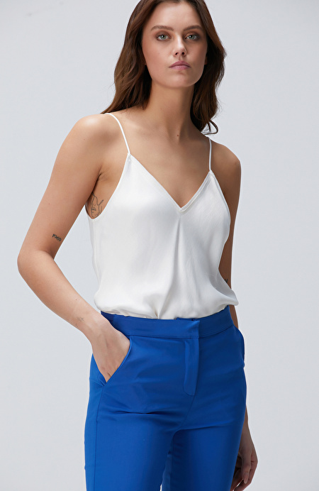 Limited  Kırık Beyaz Bluz_0