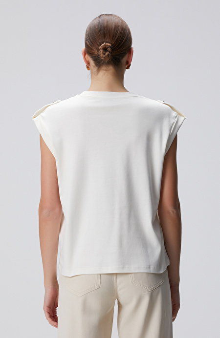 Limited Kırık Beyaz T-shirt_5