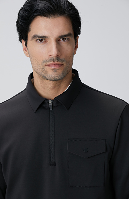 N-Tech Siyah Erkek Sweatshirt_5