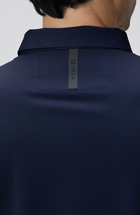 Lacivert N-Tech Polo Yaka T-shirt_6