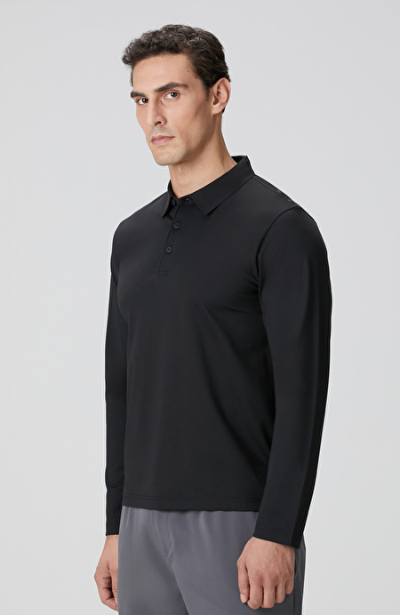 N-Tech Siyah Polo Yaka T-shirt_3