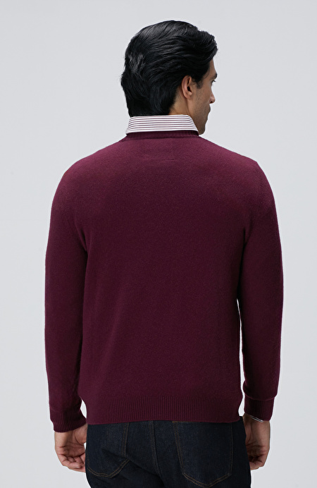 Limited Bordo Kaşmir Triko_4