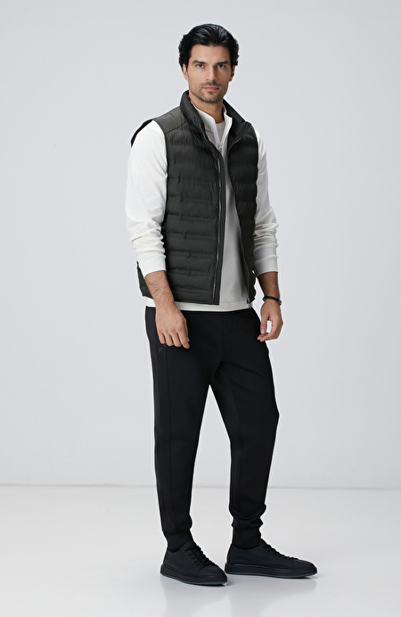 Haki Puffer Casual Yelek_2