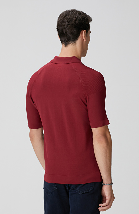 Bordo Polo Yaka Triko Kazak_4