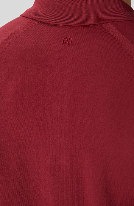 Bordo Polo Yaka Triko Kazak_6