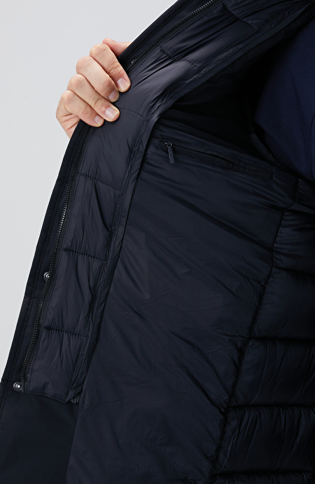 Lacivert Puffer Coat Ceket_9