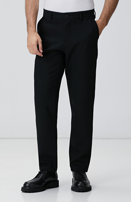 Siyah Casual Pantolon_1