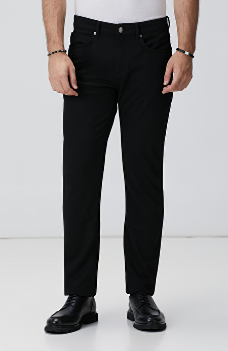 Siyah Casual Pantolon_1
