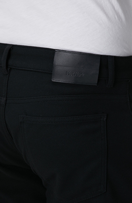 Siyah Casual Pantolon_4