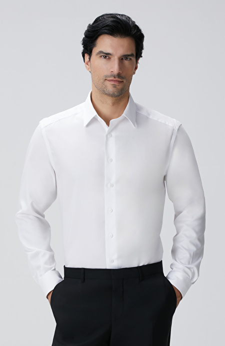 Non-Iron Beyaz Gömlek_2