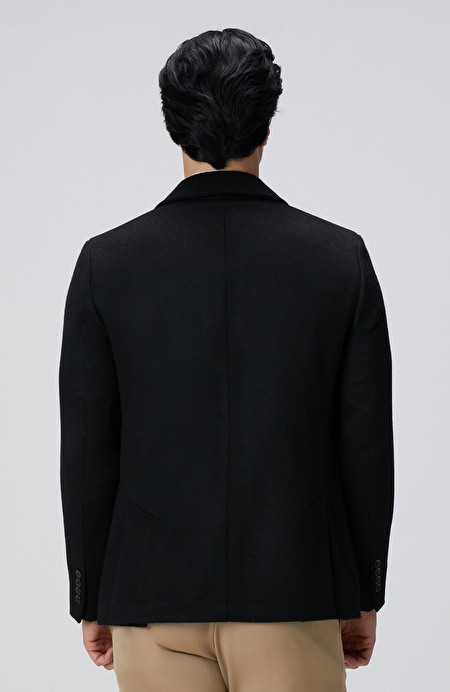 Limited Siyah Kaşmir Ceket_5