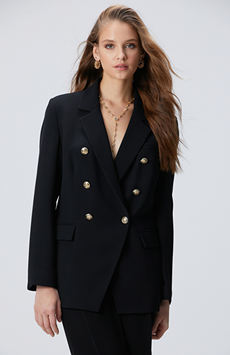 Siyah Blazer Ceket_0