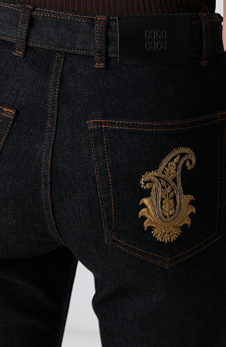 Antrasit Denim Pantolon_5