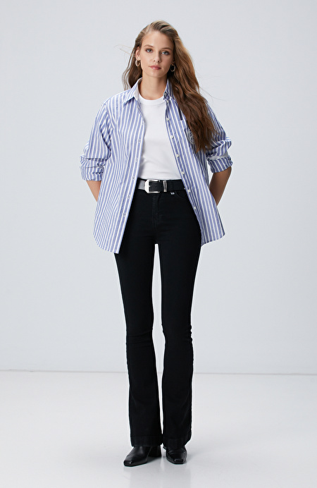 Siyah Denim Pantolon_0