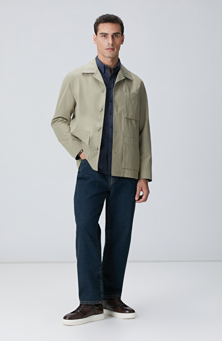 Lacivert Denim Pantolon_0