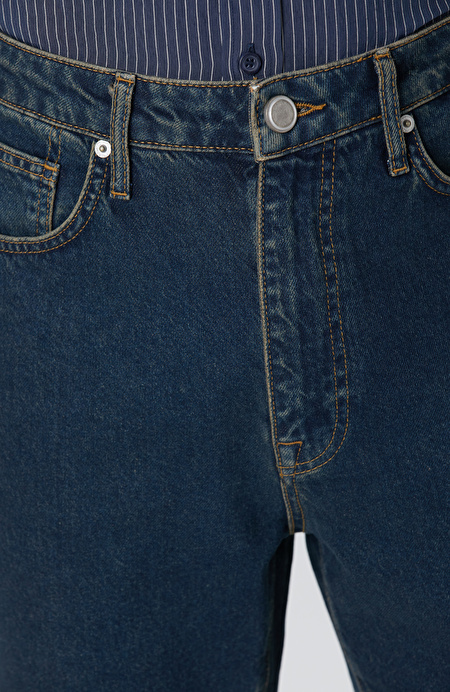 Lacivert Denim Pantolon_3