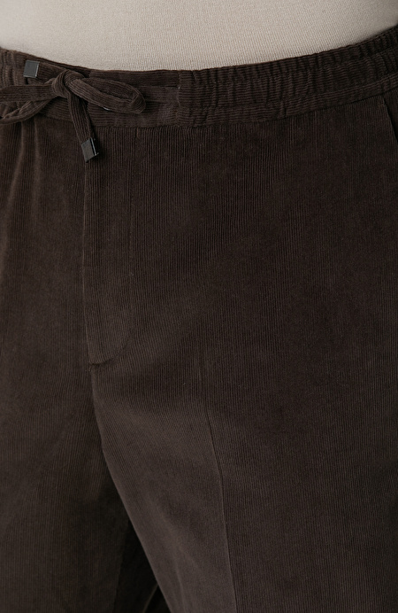 Kahverengi Fitilli Pantolon_3