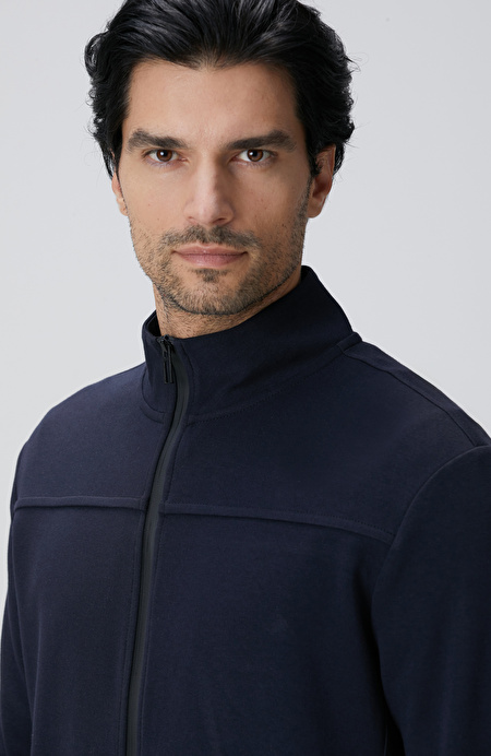 Lacivert N-Tech Scuba Sweatshirt_5