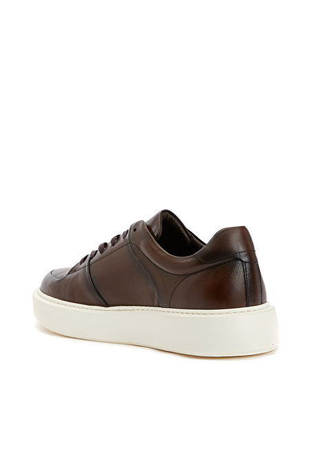 Kahverengi Erkek Deri Sneaker_2