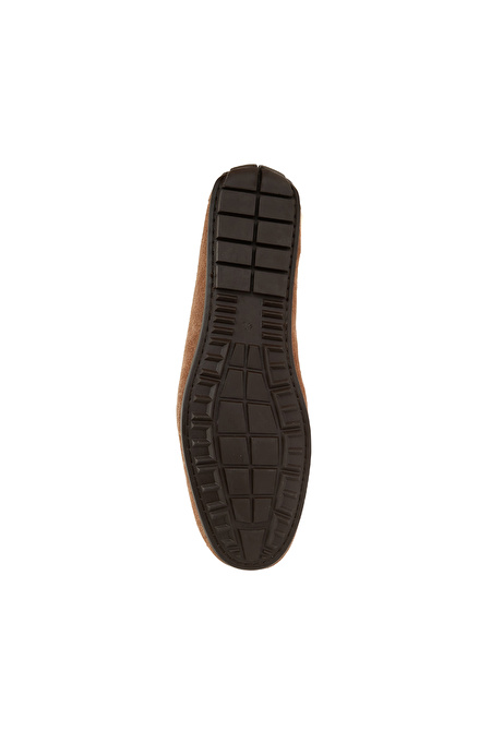 Tütün Erkek Süet Deri Loafer_4