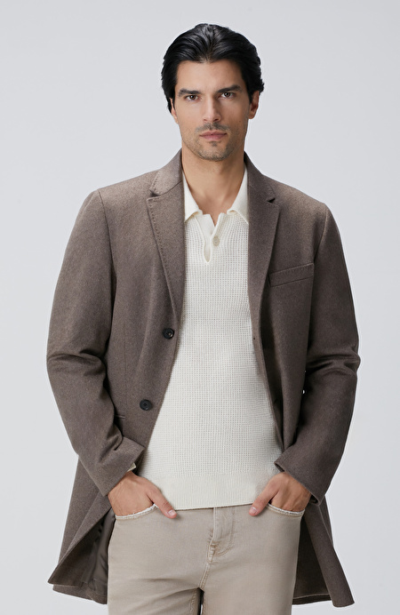 Limited Bej Kaşmir Palto_1