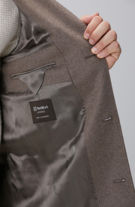 Limited Bej Kaşmir Palto_8