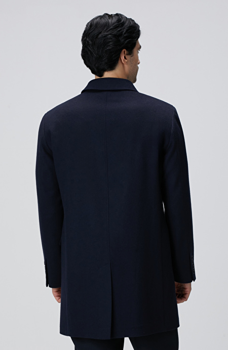 Limited Lacivert Kaşmir Palto_5