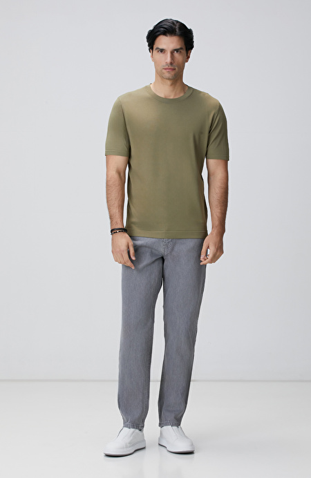 Açık Gri Denim Pantolon_0