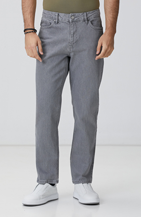 Açık Gri Denim Pantolon_1