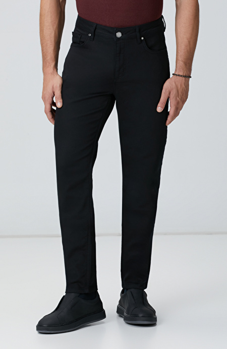 Siyah Casual Pantolon_1