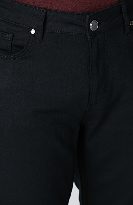 Siyah Casual Pantolon_3
