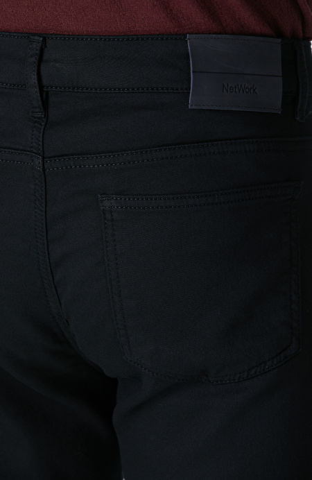 Siyah Casual Pantolon_4