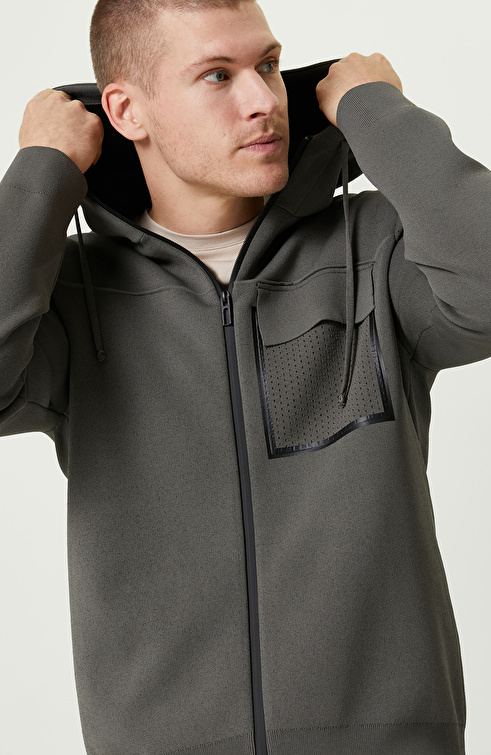 N-Tech Vizon Kapüşon Yaka Triko Mont