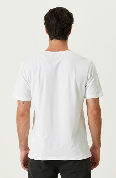 NETWORK - Beyaz Kısa Kollu T-shirt