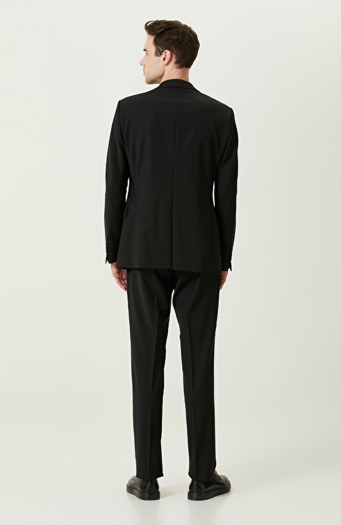 NETWORK - Siyah Klasik Yün Takım Elbise