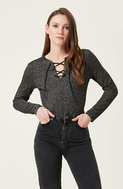 NETWORK - Siyah Sweatshirt
