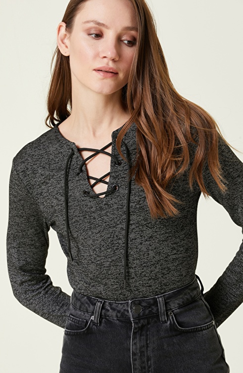 NETWORK - Siyah Sweatshirt