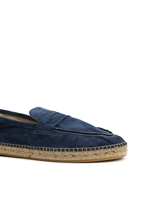 Lacivert Erkek Süet Espadril_5