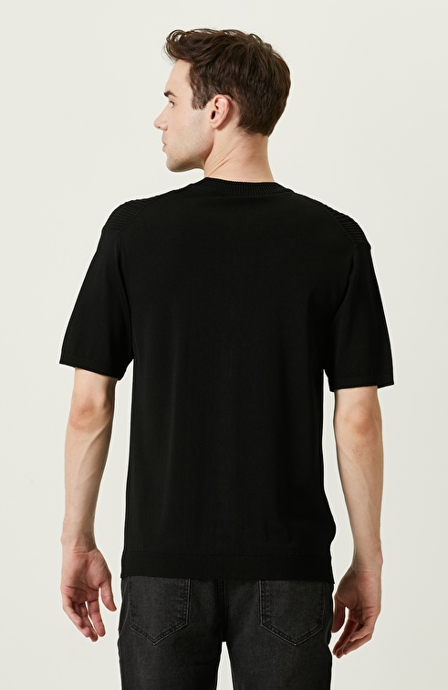 NETWORK - Siyah Triko Gömlek