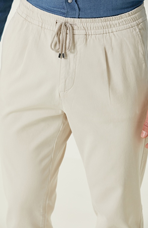 NETWORK - Taş Rengi Bağcıklı Pantolon
