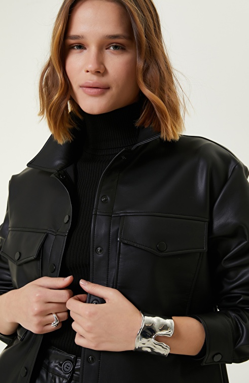 NETWORK - Oversize Siyah Mont