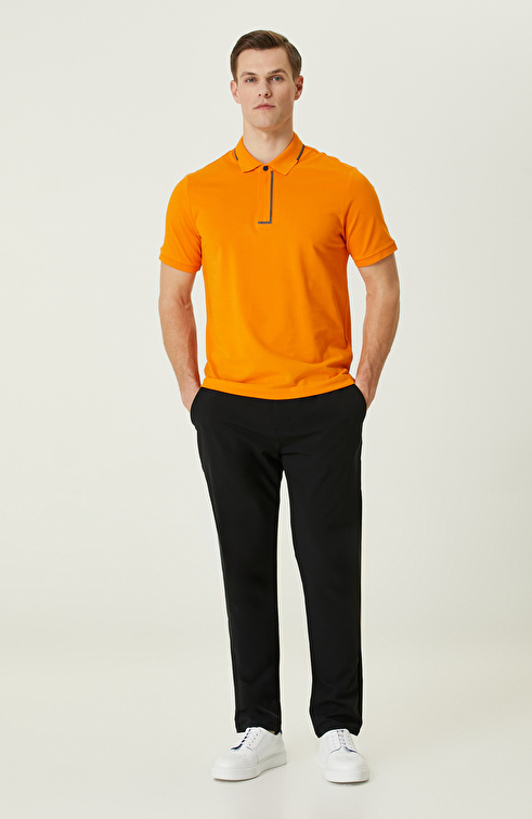 Turuncu Polo Yaka T-Shirt_2