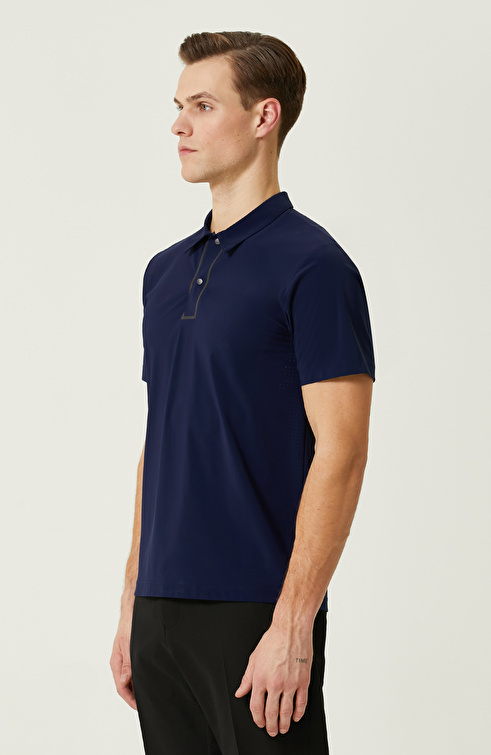 N-Tech Lacivert Polo Yaka T-shirt_3