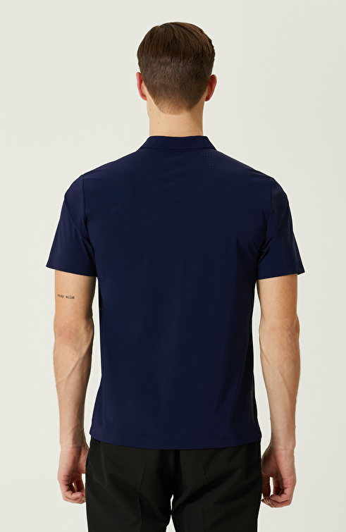 N-Tech Lacivert Polo Yaka T-shirt_4